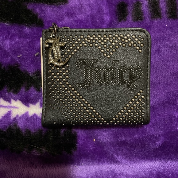 Juicy Couture Accessories - Juicy Couture Black Wallet with Logo Window